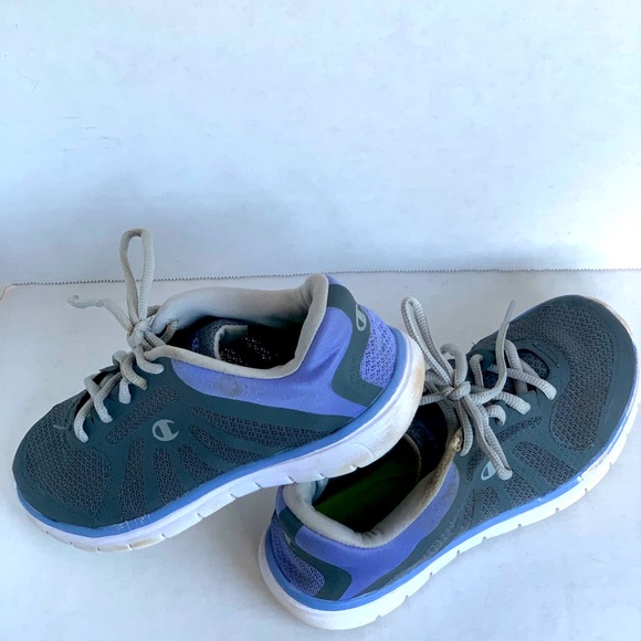 CHAMPION, Boys, Purple/Grey, Sneakers, Size 3.5 - Picture 3 of 10